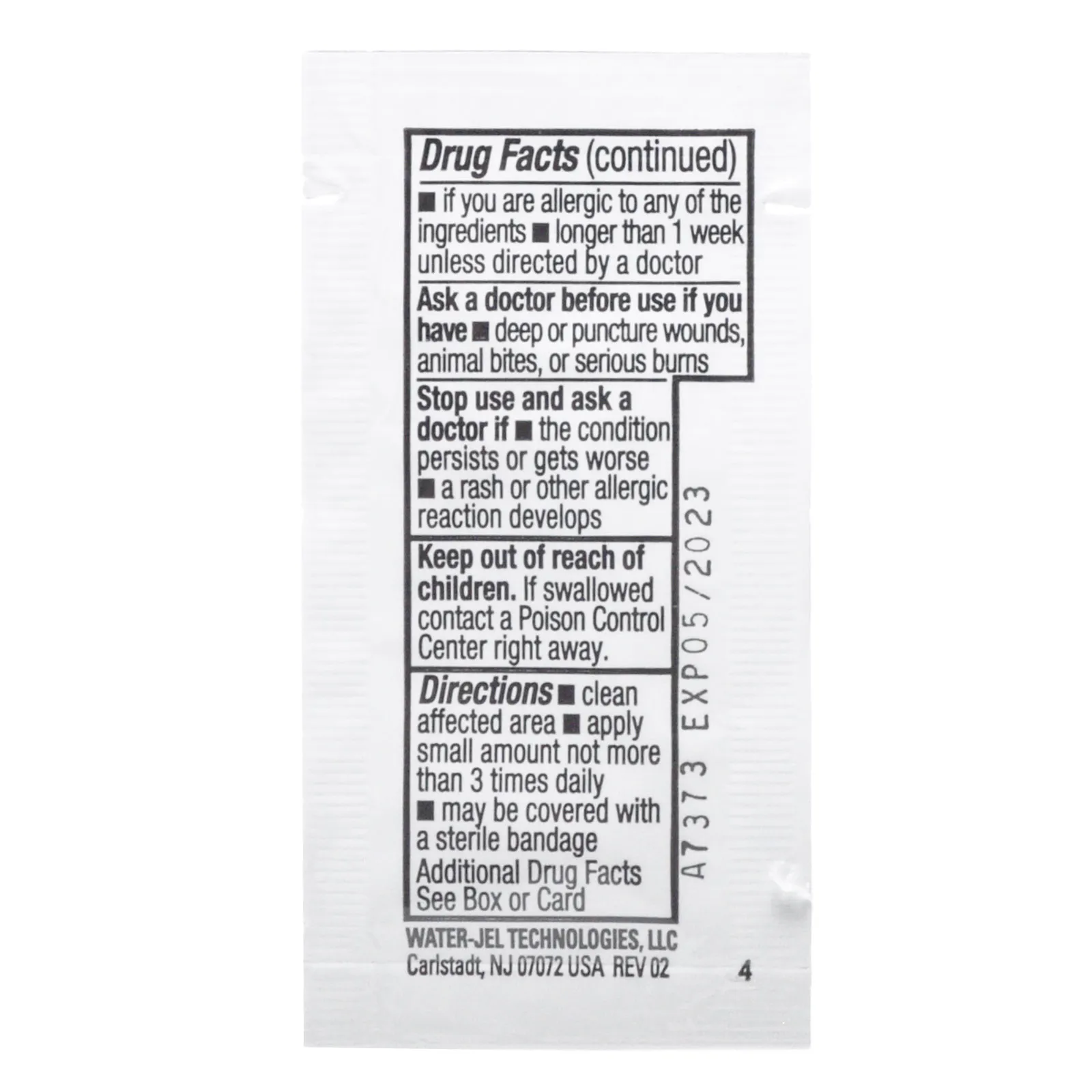 Neomycin Antibiotic Packets (10/Bag)