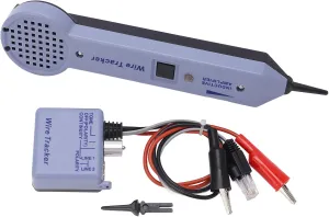 Network Cable Tracer Kit, with Indication Cable Fiber Tester for Telephone Ethernet Voice Telephone Speaker Poe Tester Wire Trace, Ideal for Telecomms and Home Improvement Projects