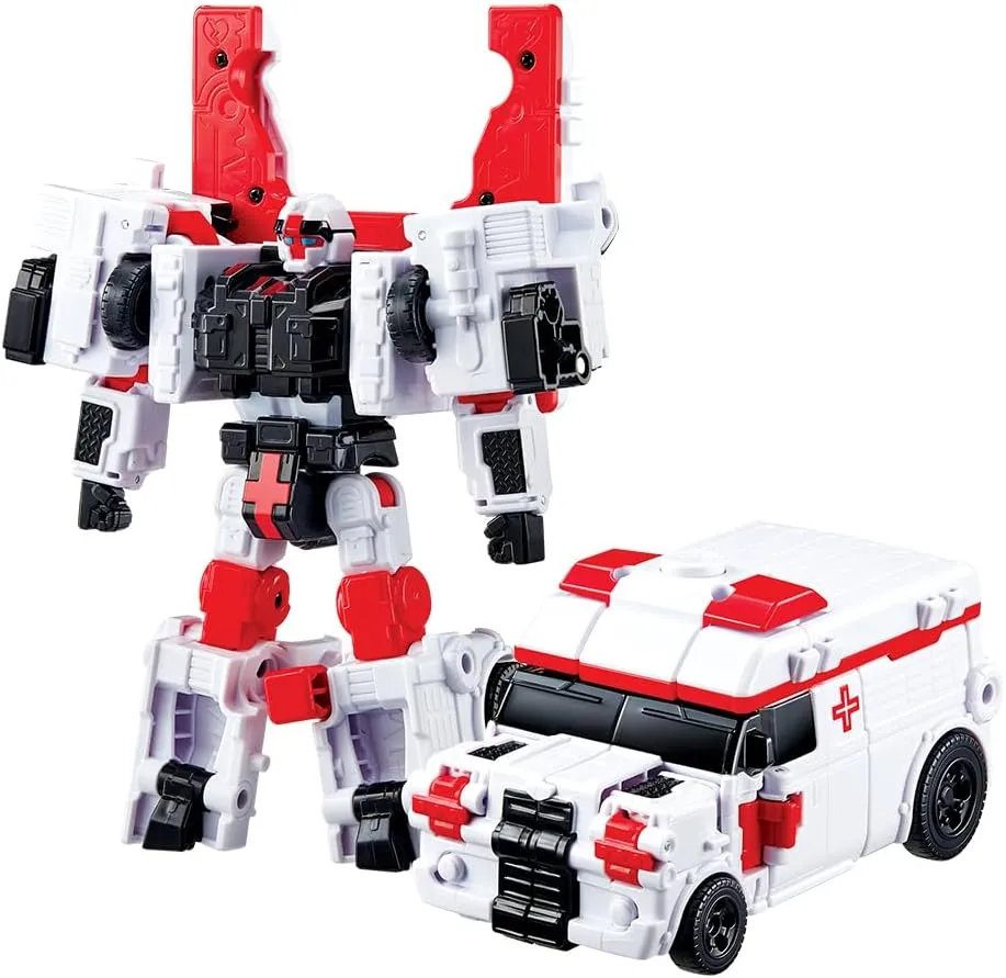 New TOBOT, TOBOT M, Youngtoys Transforming Collectible Vehicle to Robot, Heroes Animation Character Toys for Kids 3 and up Transform Toys Cars, Large Size 6-inch