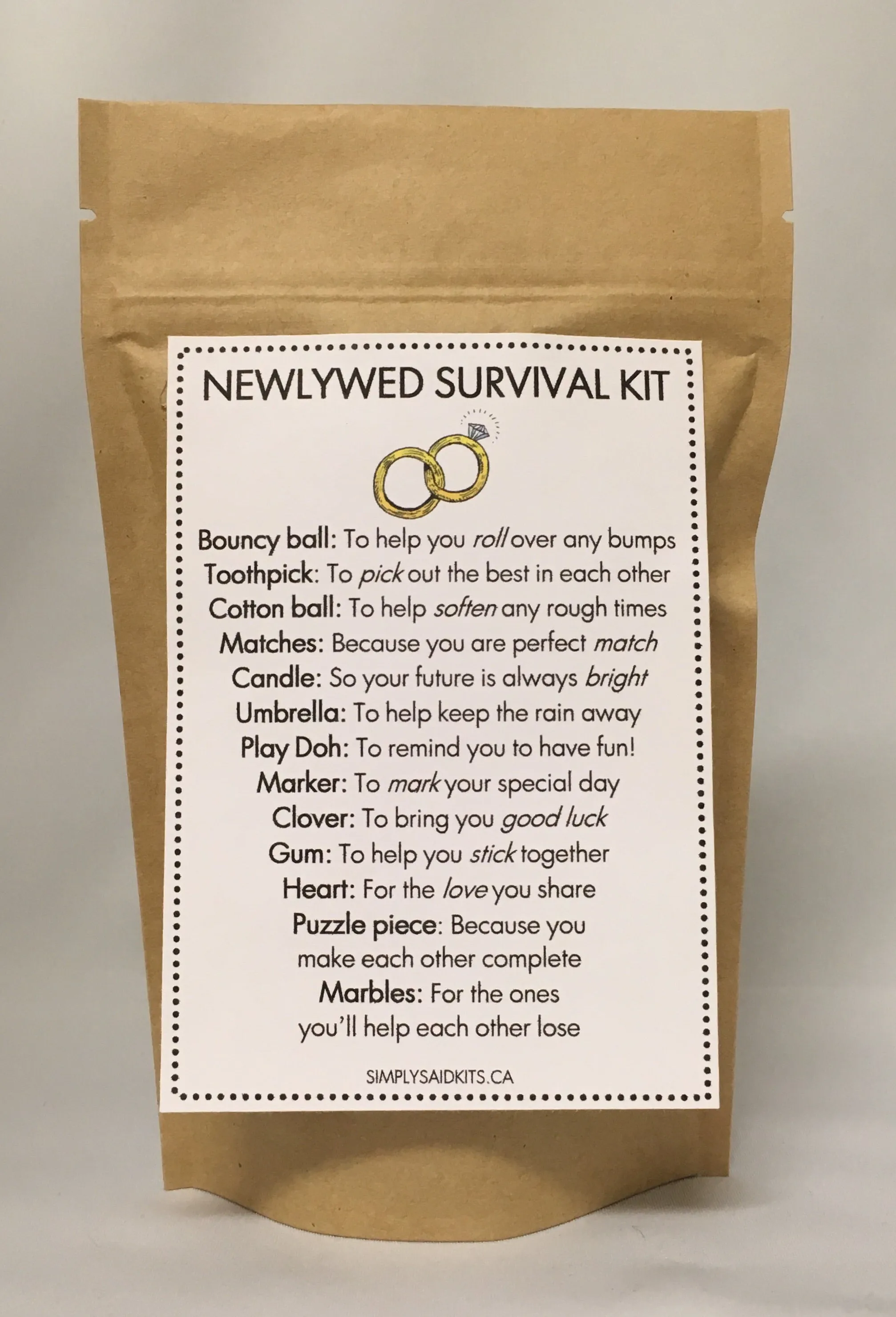 Newlywed Survival Kit