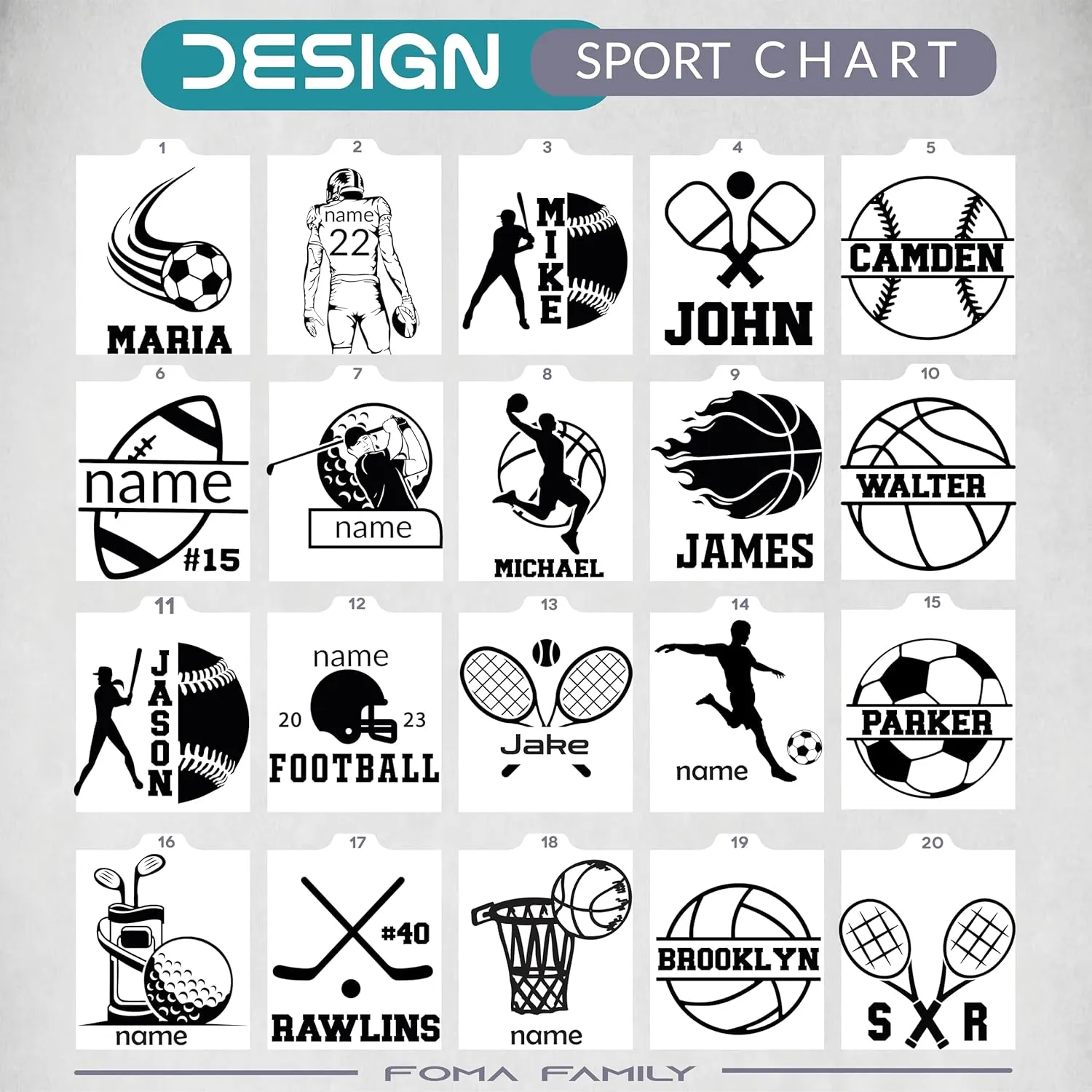 Next Day Shipping, Personalized Laser Engraved 12 20 32 40 oz Water Bottle with Name & Sport Logo, Stainless Steel Double Wall Vacuum Insulated with Lid and Straw Custom Water Bottle (Sport Chart)