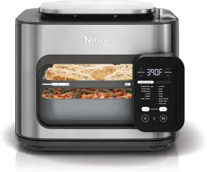Ninja Combi All-in-One Multicooker, Oven, & Air Fryer, Complete Meals in 15 Mins, 14-in-1 Functions, Combi Cooker   Air Fry, Bake, Roast, Slow Cook and More, 3 Accessories, Stainless Steel, SFP701