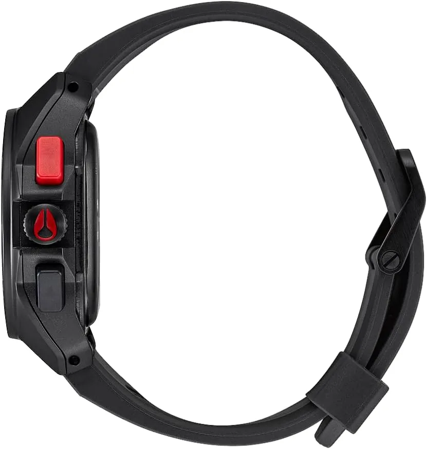 NIXON Ripley A1267 - Analog and Digital Watch for Men - Expedition and Adventure Sport Watch - Men's Fashion Watch - 47mm Watch Face, 23mm PU Band