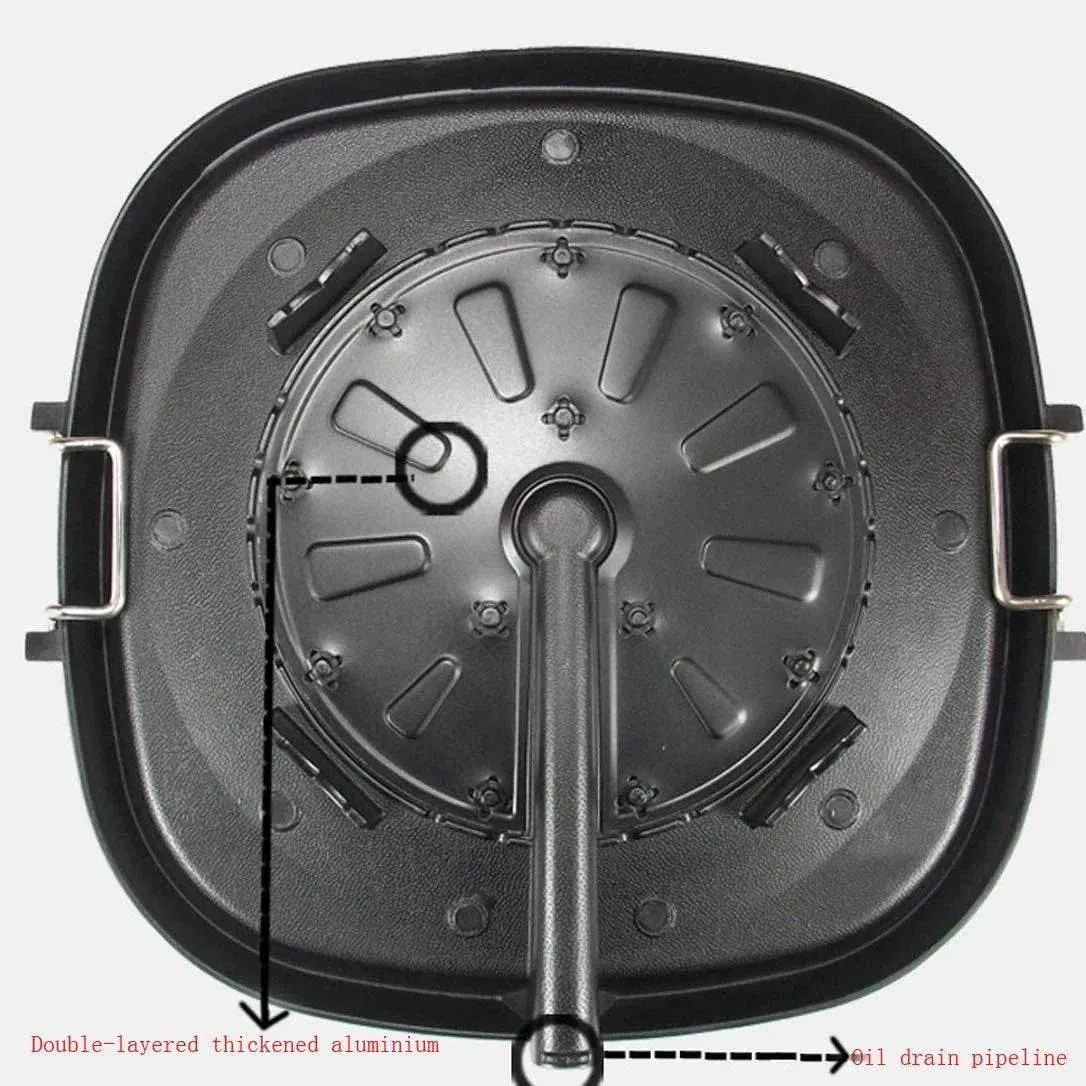 Non-Stick Korean BBQ Grill Pan - Double Layered IndoorOutdoor Cooking