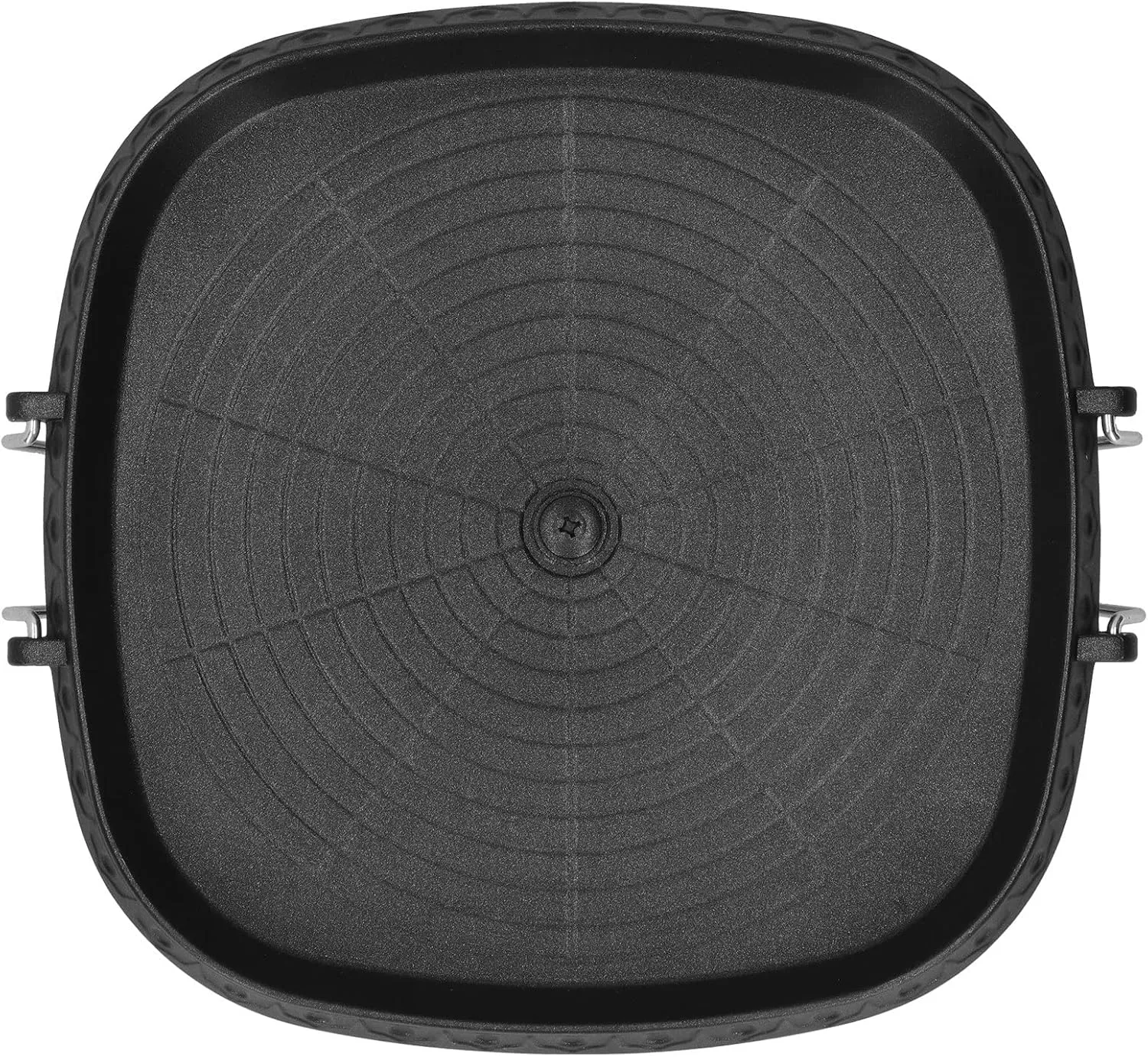 Non Stick Square BBQ Plate, Grill Pan Baking Tray Portable Kitchen Accessory for Family Outdoor Cooking