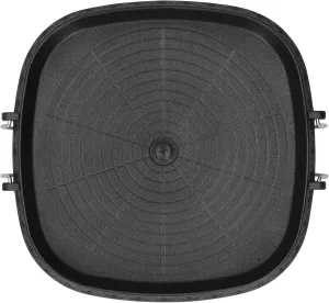 Non Stick Square BBQ Plate, Grill Pan Baking Tray Portable Kitchen Accessory for Family Outdoor Cooking