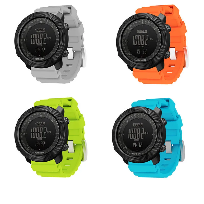 North Edge APACHE 3 Orange Men's Sports Military Watch Running Swimming Waterproof 50 meters