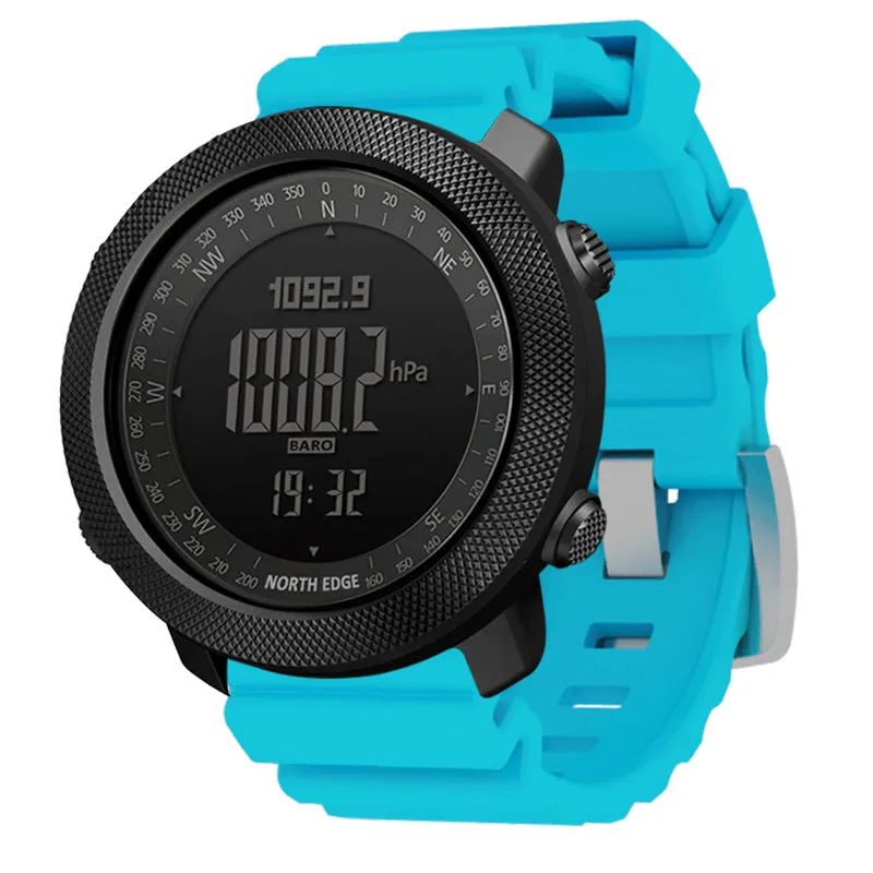 North Edge APACHE 3 Orange Men's Sports Military Watch Running Swimming Waterproof 50 meters