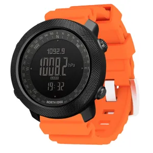North Edge APACHE 3 Orange Men's Sports Military Watch Running Swimming Waterproof 50 meters