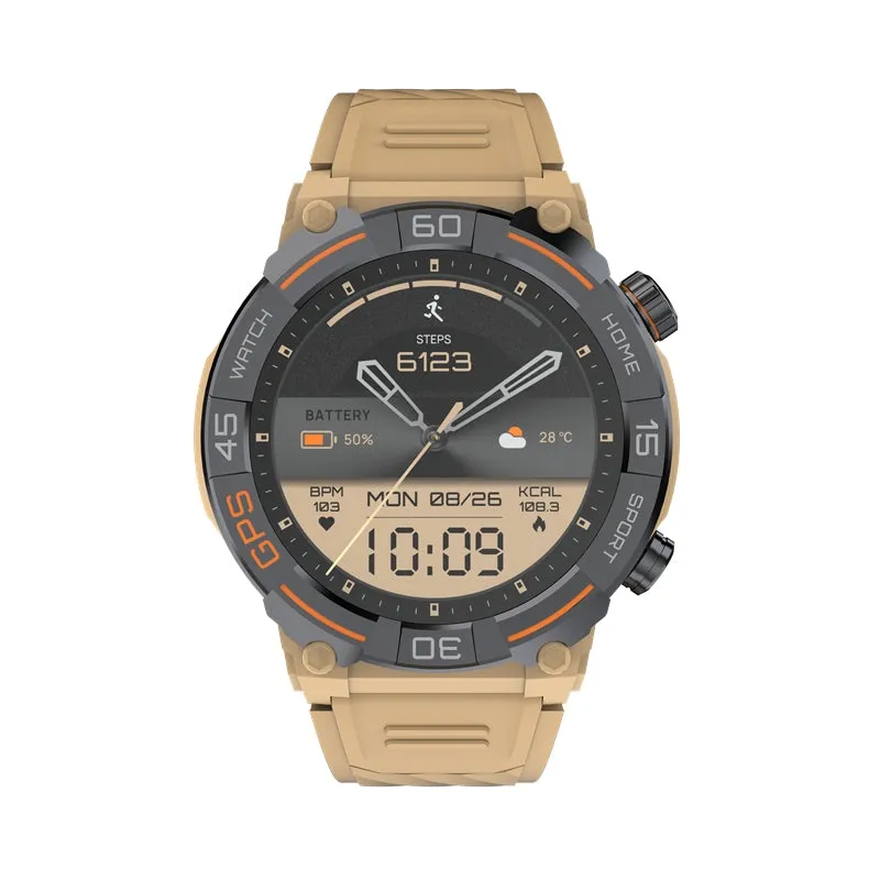 North Edge MG02 GPS Smartwatch – Bluetooth Calling, Compass, Barometer Altimeter