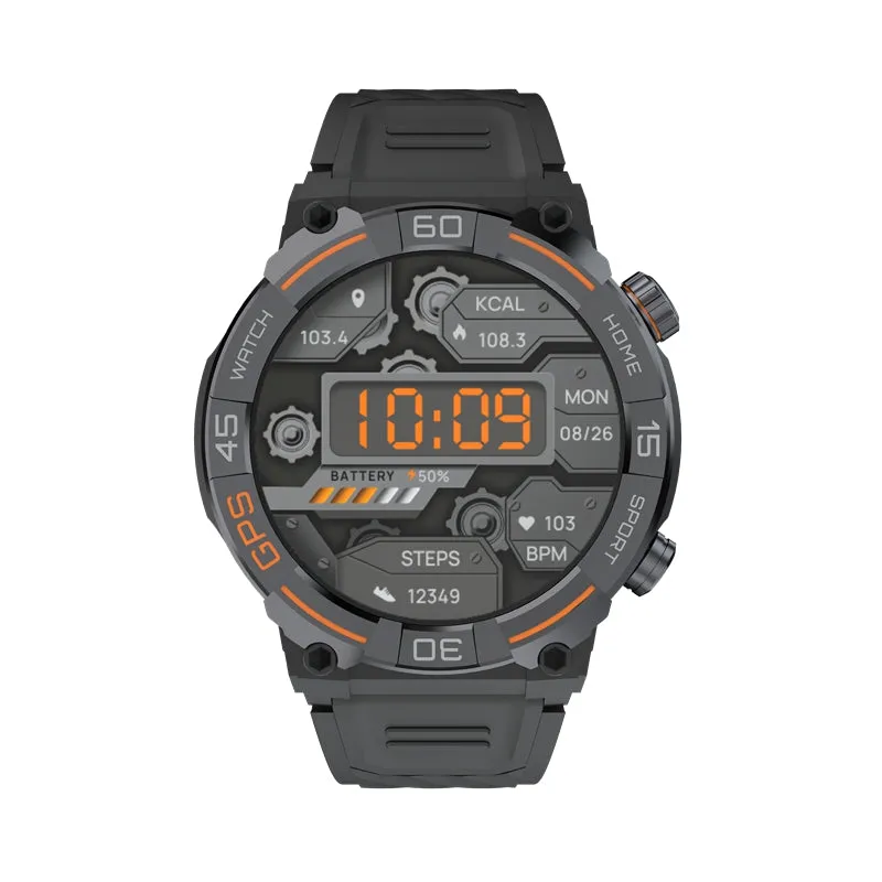 North Edge MG02 GPS Smartwatch – Bluetooth Calling, Compass, Barometer Altimeter
