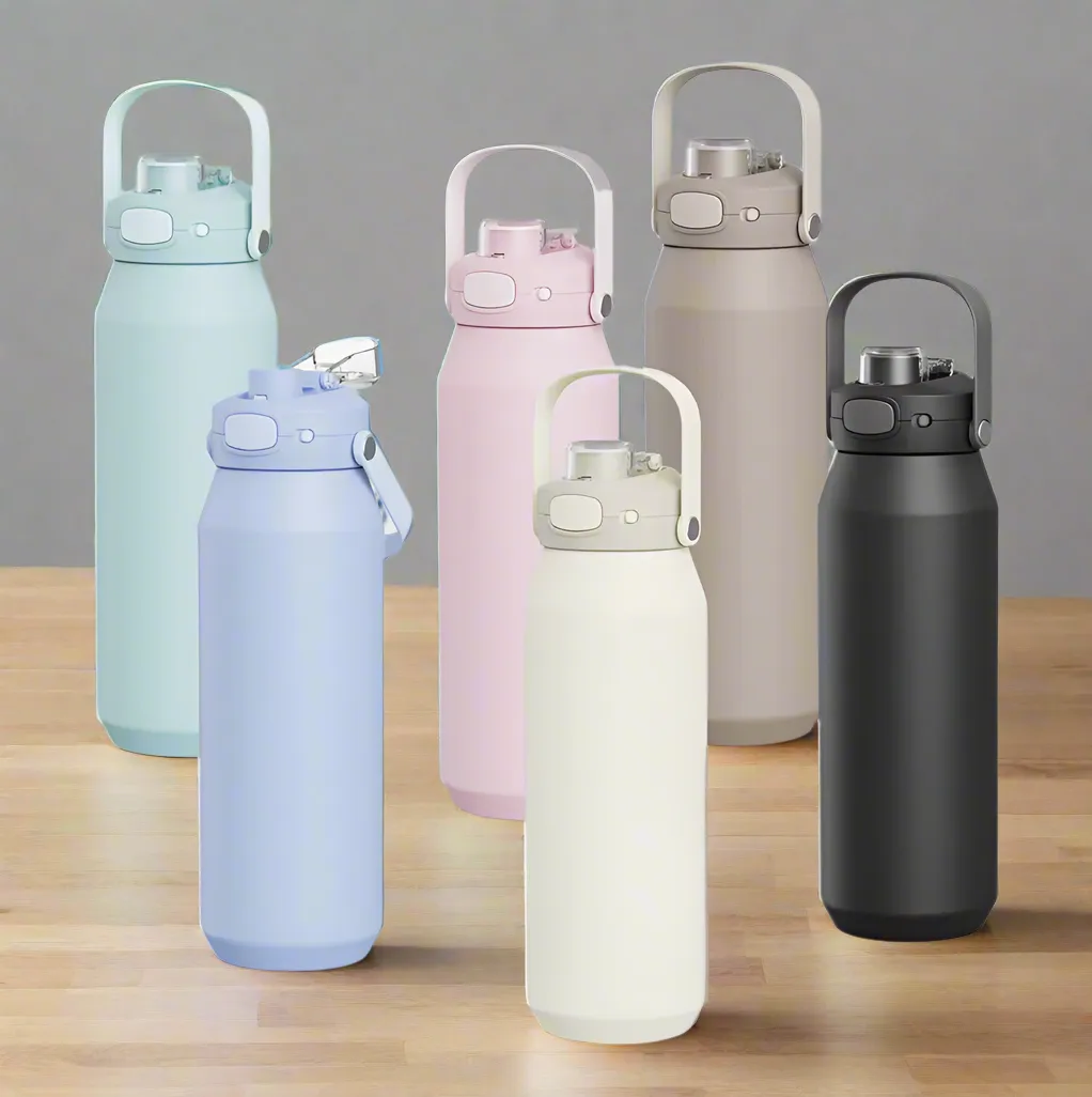 Oasis Capri 750ml Insulated Drink Bottle - Latte