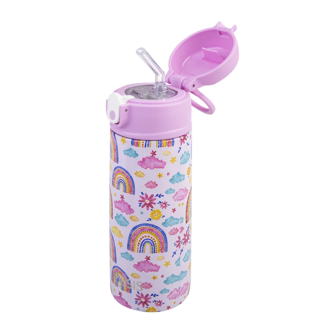 Oasis Insulated Drink Bottle with Sipper 550ml -  Rainbow Sky