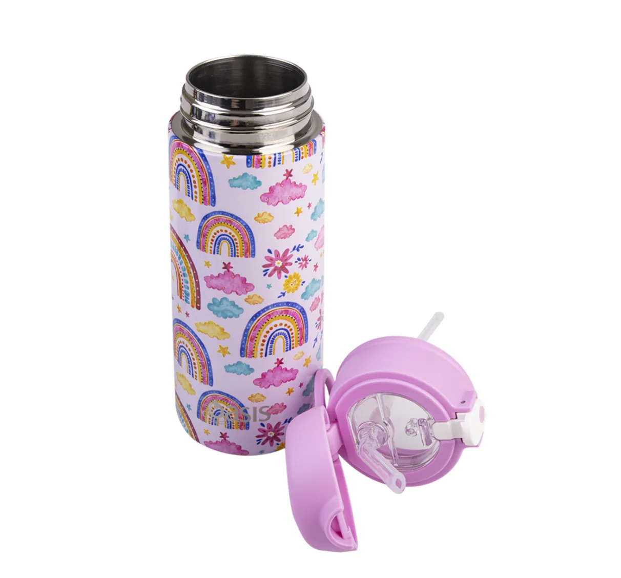 Oasis Insulated Drink Bottle with Sipper 550ml -  Rainbow Sky