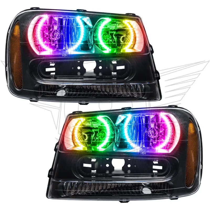 ORACLE Lighting 2002-2009 Chevrolet TrailBlazer Pre-Assembled Halo Headlights
