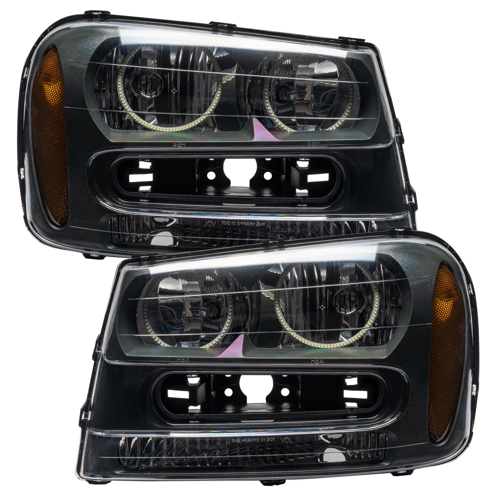 ORACLE Lighting 2002-2009 Chevrolet TrailBlazer Pre-Assembled Halo Headlights
