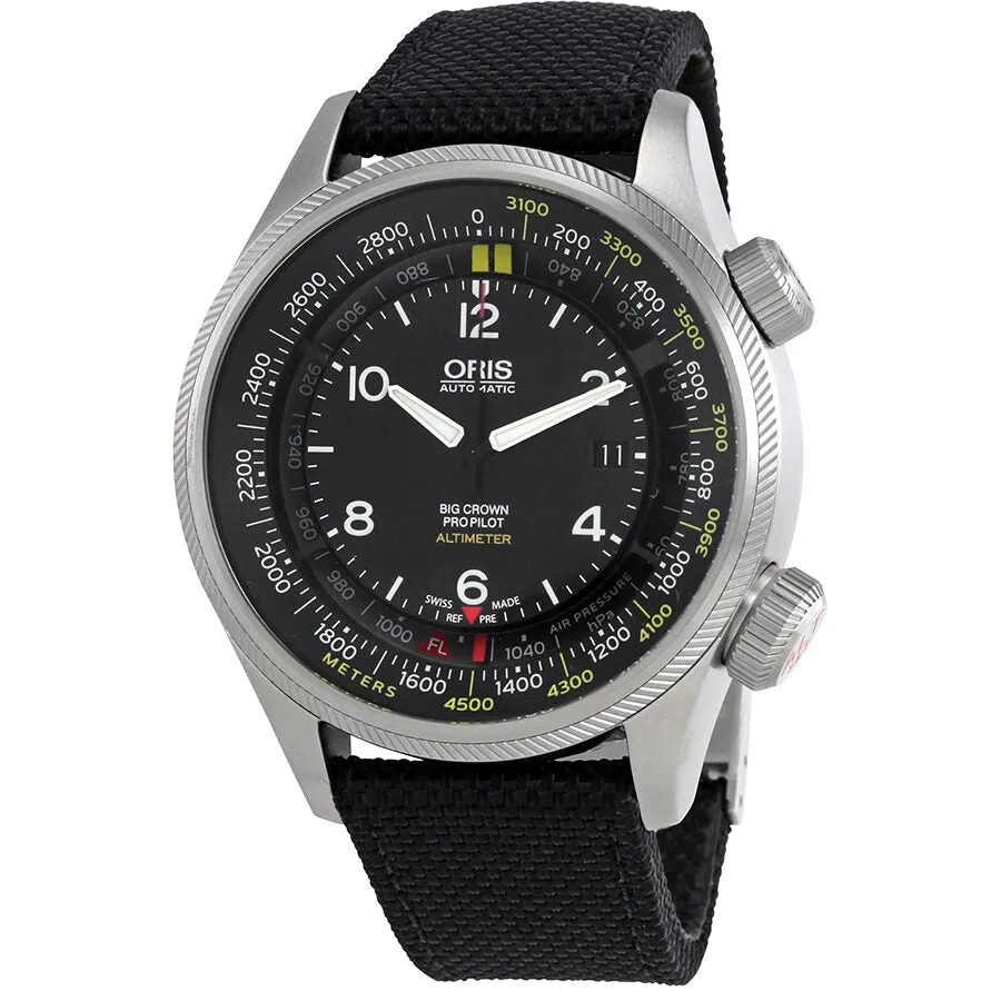 Oris Big Crown ProPilot Black Dial Men's Watch 733-7705-4164BKFS 01 733 7705 4164-Set 5 23 15FC