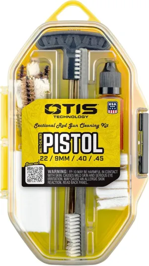 Otis Multi-Caliber Pistol Cleaning Kit with Brass Rod