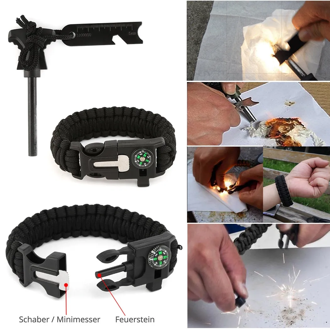 Outdoor survival kit.