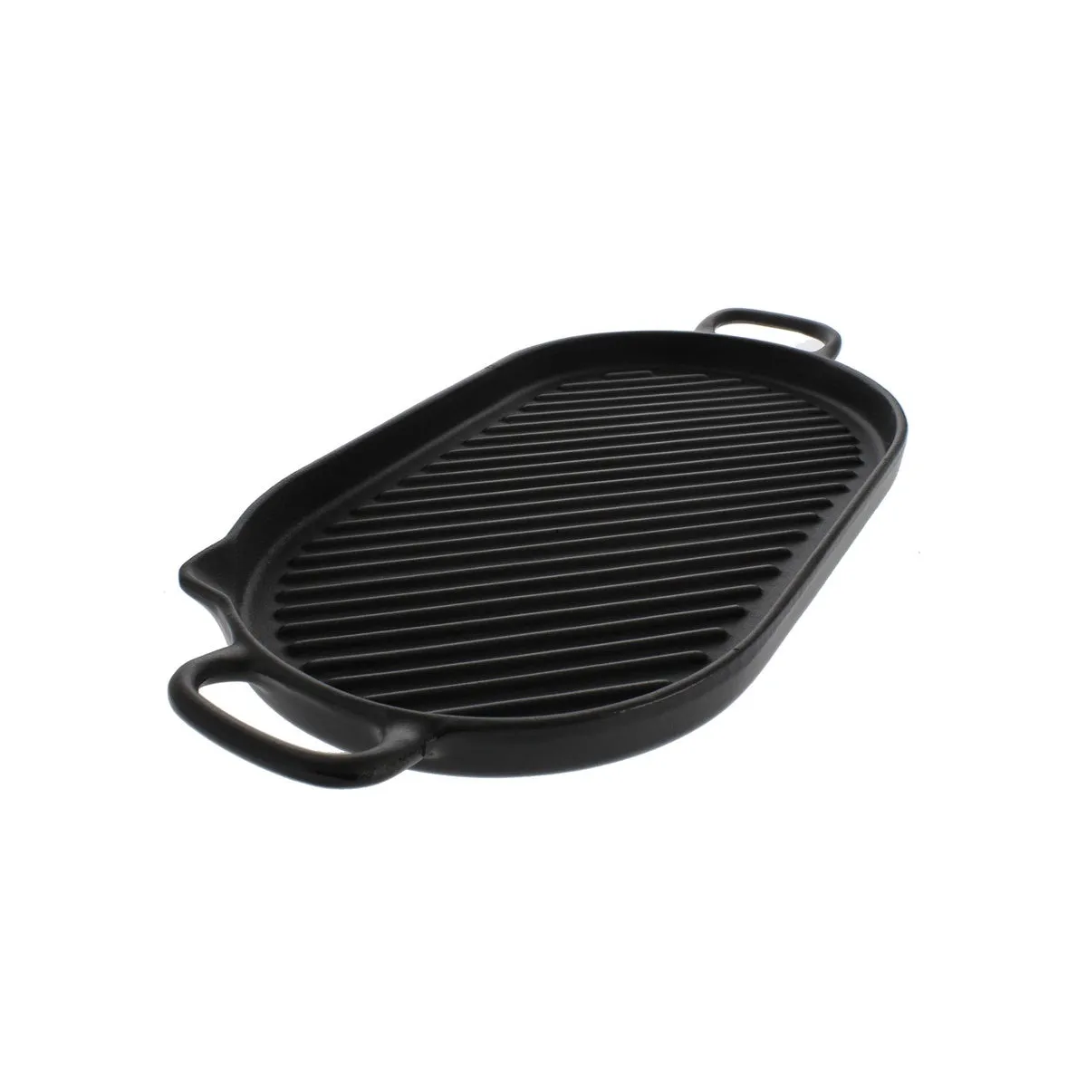 Oval French Cast Iron Grill, 14-Inch