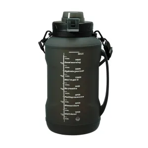 OVERSIZE SILICONE COLLAPSIBLE BOTTLE - BLACK