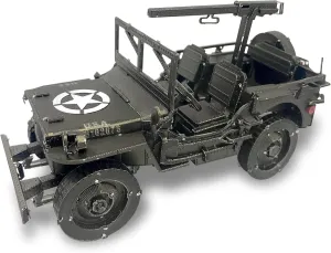 Piececool 3D Metal Car Model Kits, SUV Military Vehicle Models Building Kits, Brain Teaser 3D Puzzles for Adults Teens Stress Relief, Best Gifts for Dad