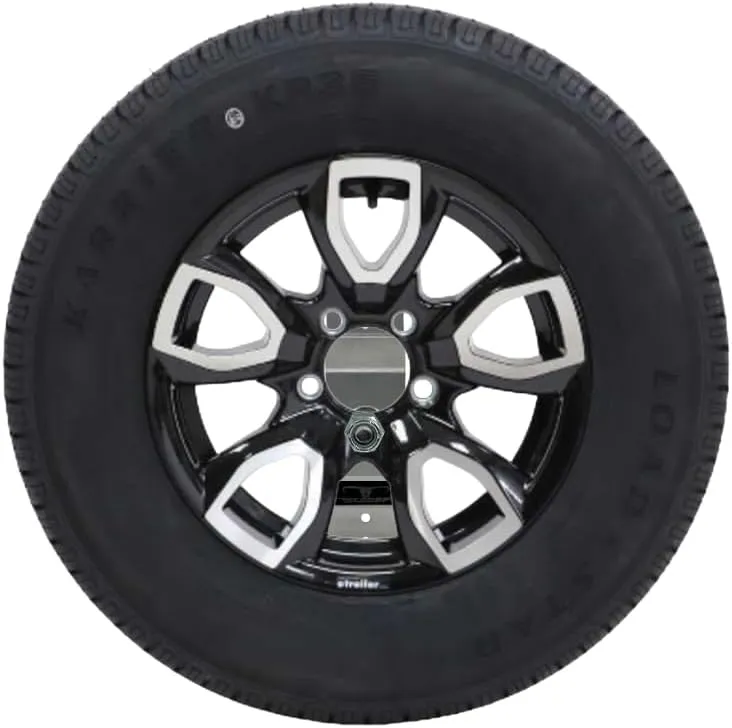 Pit Posse PP3365 Lug Nut Wrench Holder with Spare Tire Carrier Wall Mounted Kit - Made in USA - Enclosed Race Trailer Garage 4 Way Cross Spanner - Tire Iron Hanger Aluminum Utility Storage Organizer