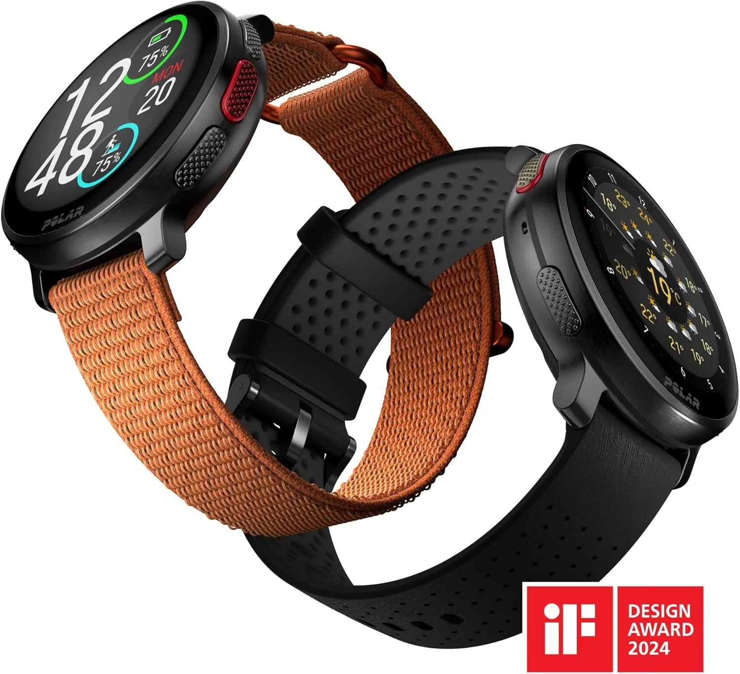 POLAR Sport Watch with GPS, Heart Rate Monitor, and Extended Battery Life, SmartWatch for Men and Women, Offline Maps, Running, Triathlon Watch