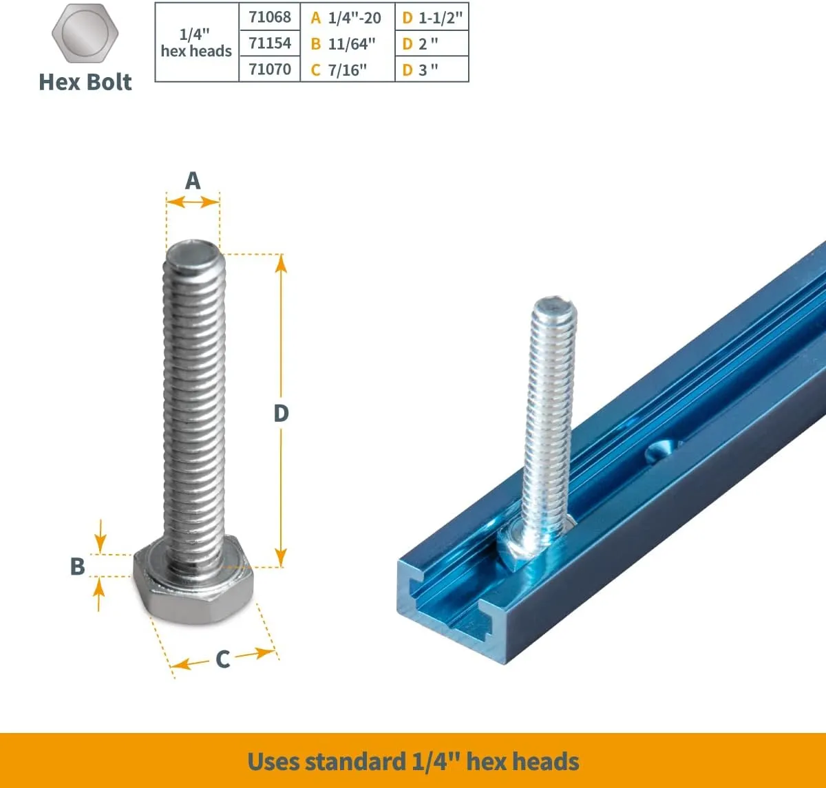 POWERTEC 71854 48 Inch x4 Universal T track with 4 Sets of Intersection Kit, Double-Cut Profile T track with Predrilled Mounting Holes, Pack of 1