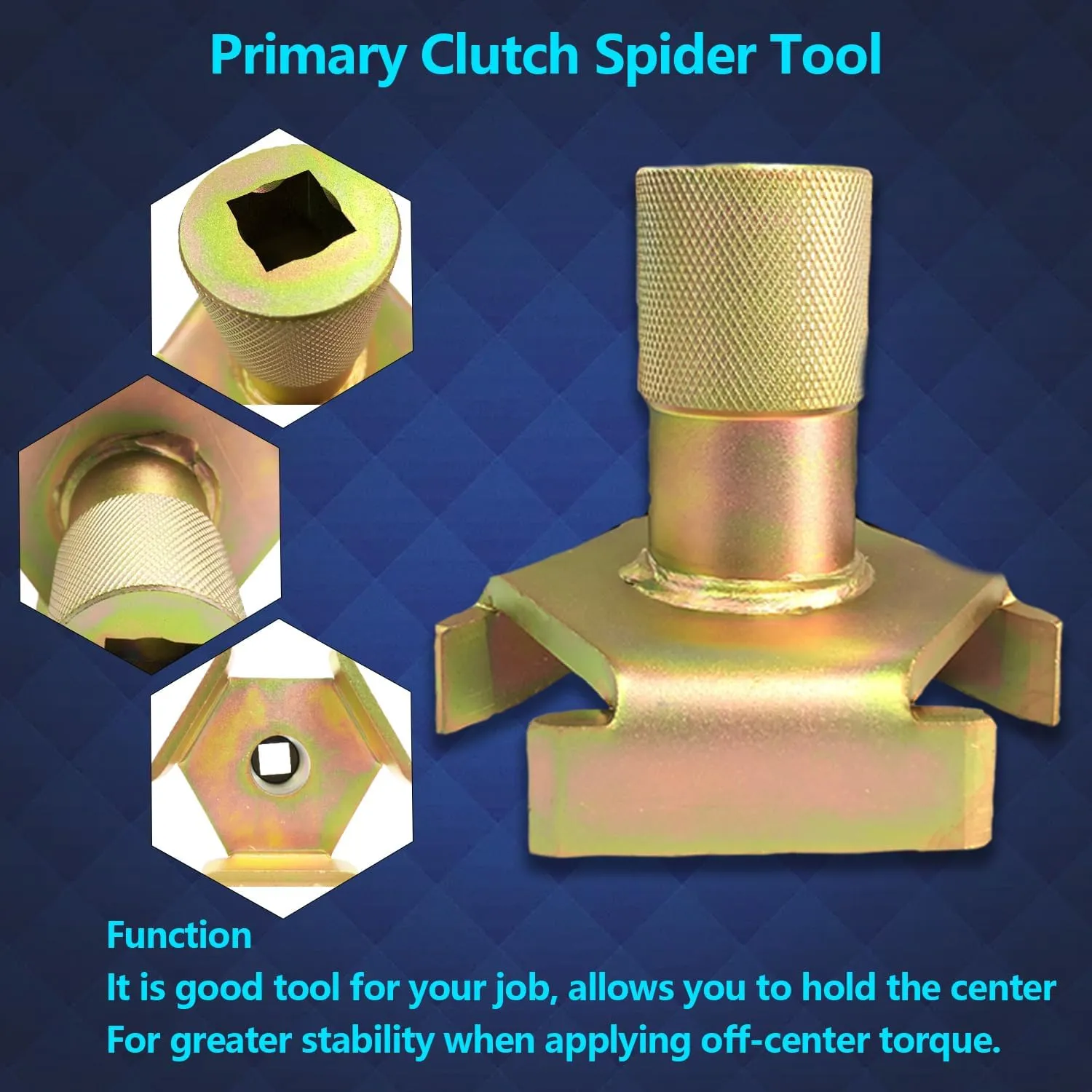 Primary Clutch Spider Tool & Spider Nut Tool & Fixture Plate Tool Fit for Polaris Turbo Ranger 900 1000 RZR XP Trail 900 1000 General 900 1000