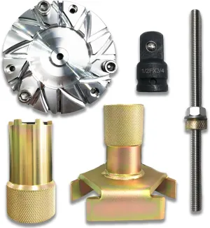 Primary Clutch Spider Tool & Spider Nut Tool & Fixture Plate Tool Fit for Polaris Turbo Ranger 900 1000 RZR XP Trail 900 1000 General 900 1000