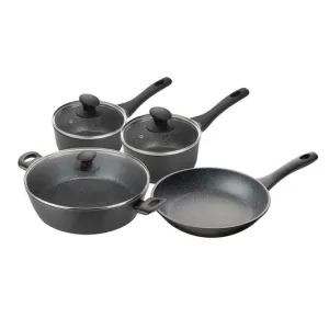 Pyrolux 4 Piece Cookware Set - Fry Pan 26cm, Saucepan 16cm/1.5 Litre, Saucepan 20cm/3 Litre, Chef Pan 30cm/4.6 Litre