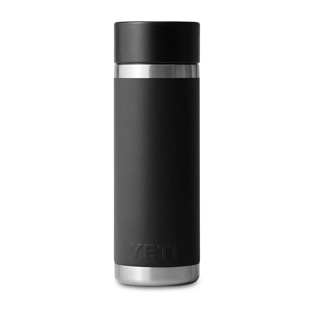 RAMBLER 18 OZ (532 ML) BOTTLE WITH HOTSHOT CAP Black