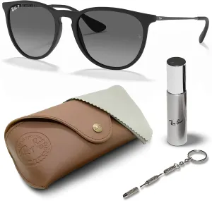 Ray-Ban RB4171 ERIKA Color Mix Phantos Shape Sunglasses With Eyewear Kit Bundle - High Bridge Fit - Retro Sunglasses
