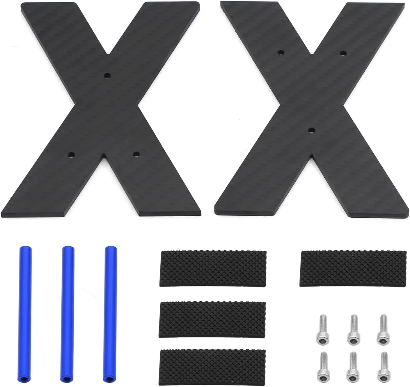 RC Car Repair Display Stand Jack Stand RC Tool Kit for 1/10 RC Cralwer Drift Racing Car, Blue
