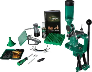 RCBS Rebel Master Reloading Kit | Includes Rebel Press, Pocket Scale, Powder Measure, Priming Tool, Lube and More, Green