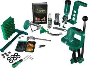 RCBS Rebel Plus Reloading Kit, Complete Reloading Equipment Kit with Press, Powder Measure, Scale, Bullet Pulling Kit and More