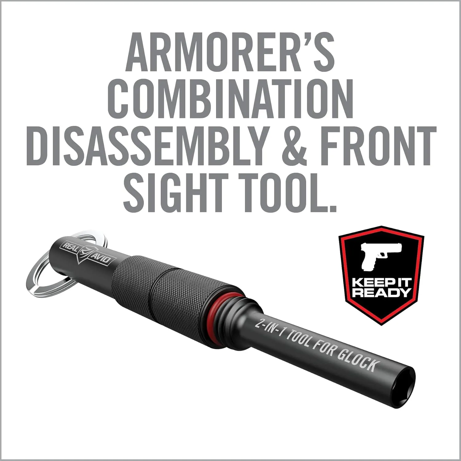 Real Avid Glock Accessories - Choose Between 2-in-1 Tool, 4-in-1 Tool or Pro Pack for Glock (Features Gun Mat, 2-in-1 Tool Cleaning Kit & Mag Tool)