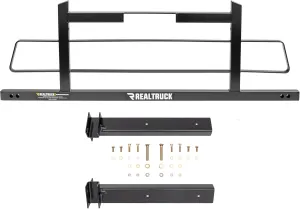 RealTruck Backrack Hardware Kit for use w/ 21" Toolbox, Low-Profile, Black, N | 30201LP | Fits 1999-2016 Ford F-250/F-350/F-450