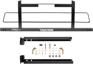 RealTruck BACKRACK Hardware Kit for use w/ 31" Toolbox, Black, No Drill | 30221TB31 | Fits 2017-2023 Ford F-250/F-350