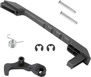 Rear Tailgate Handle, Latch Handle Repair Kit Compatible with Hummer Vehicle H2 SUV 2003 2004 2005 2006 2007 2008 2009 4 Door Replace# 15135441, 13767004, 97503 Black