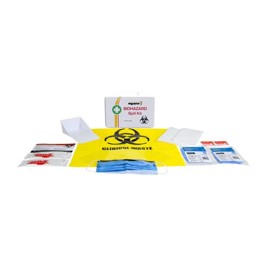 Regulator Custom Biohazard Plastic Spill Kit