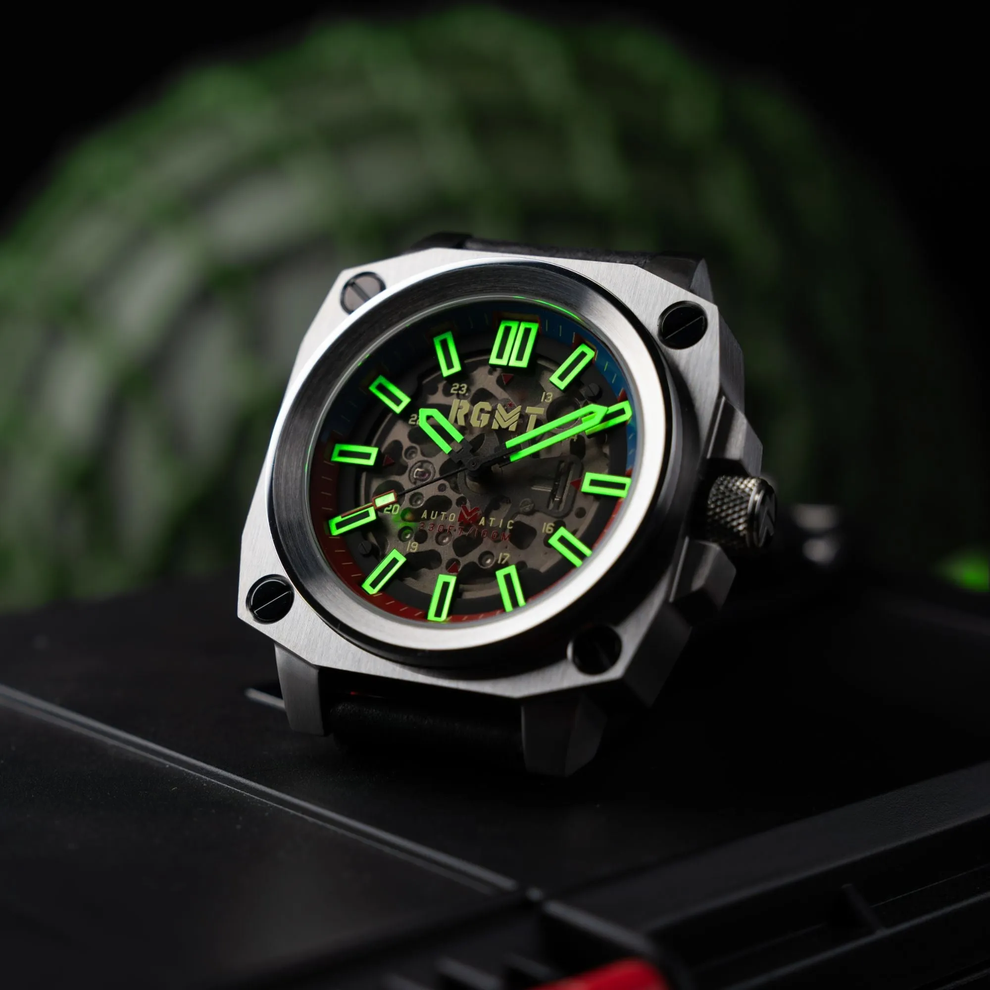 RGMT Altimeter Skeleton Automatic Navy Blue Watch  RG-8064-02