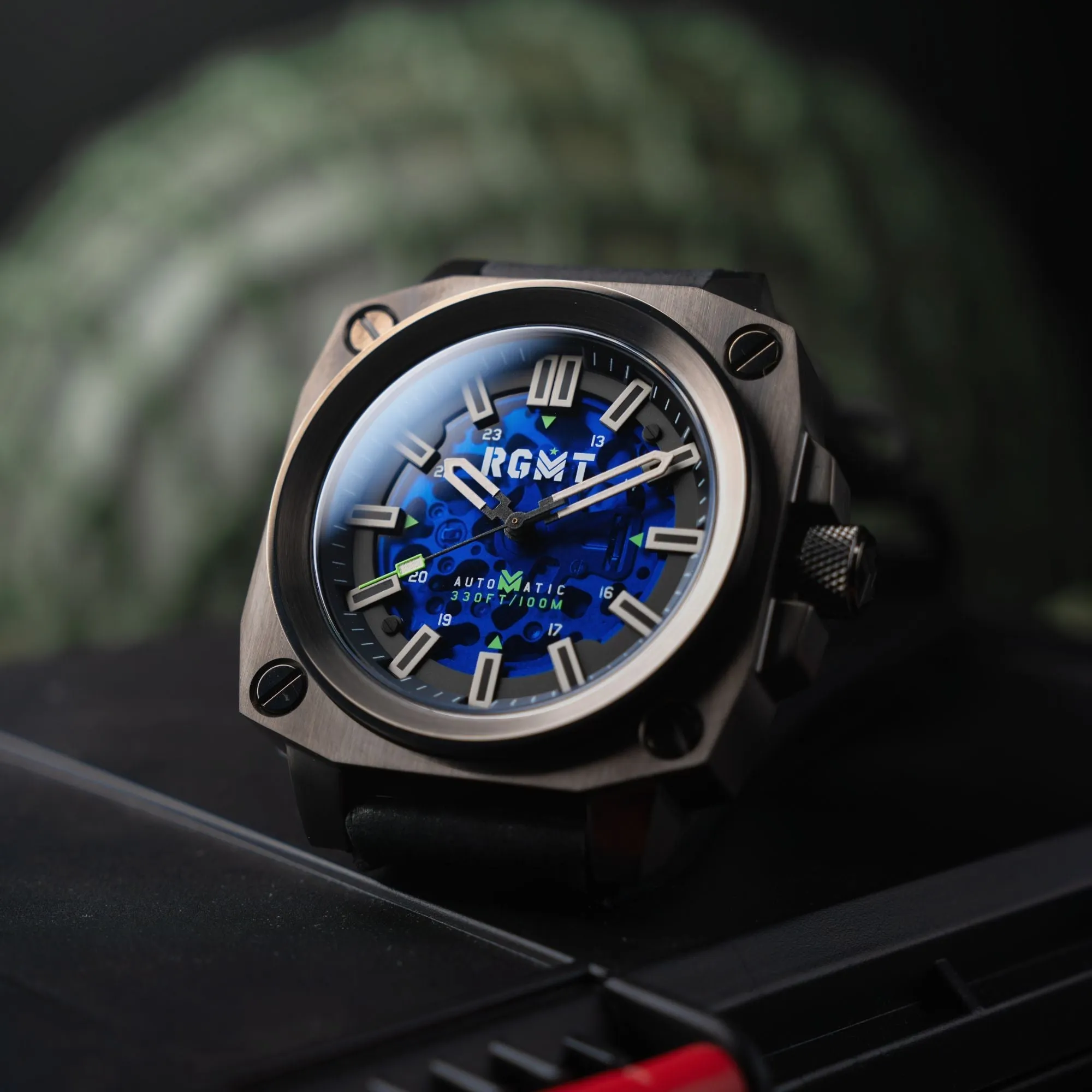 RGMT Altimeter Skeleton Automatic Slate Grey Watch  RG-8064-05