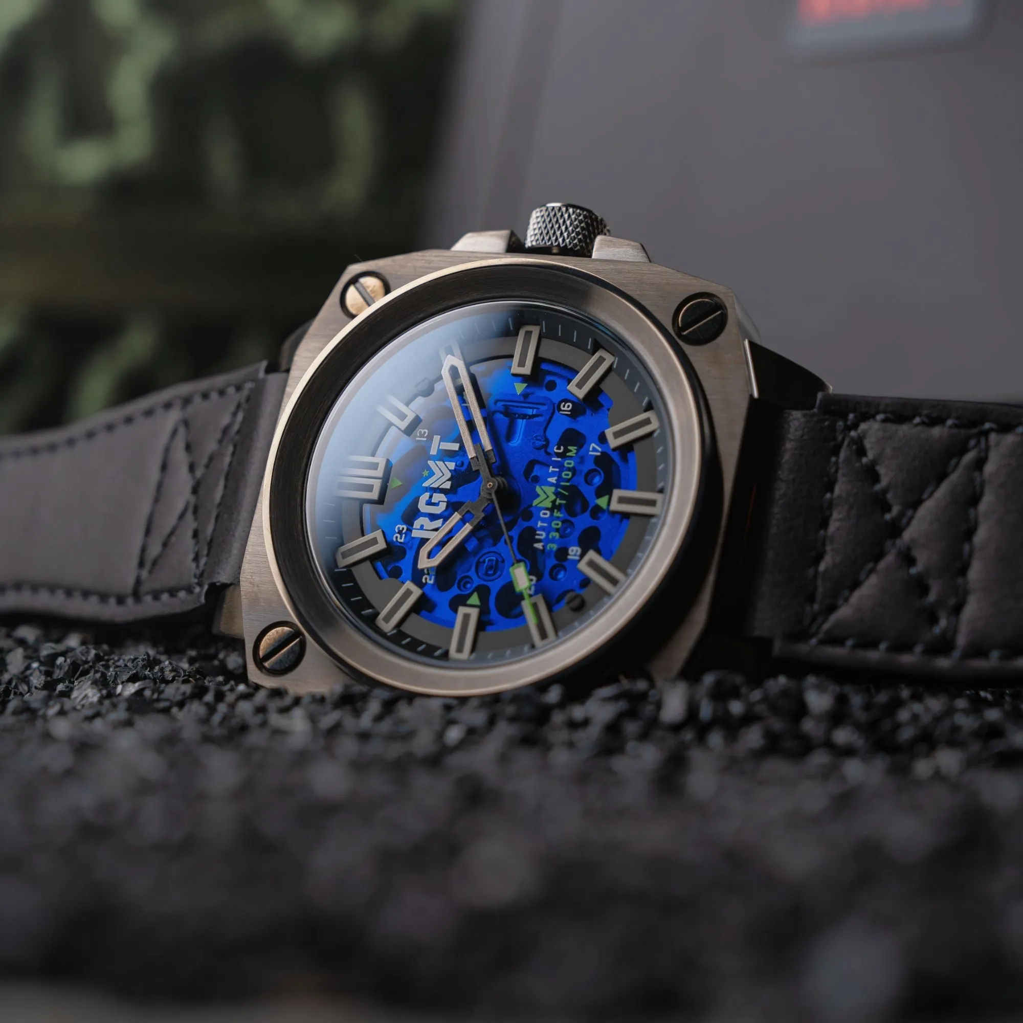 RGMT Altimeter Skeleton Automatic Slate Grey Watch  RG-8064-05