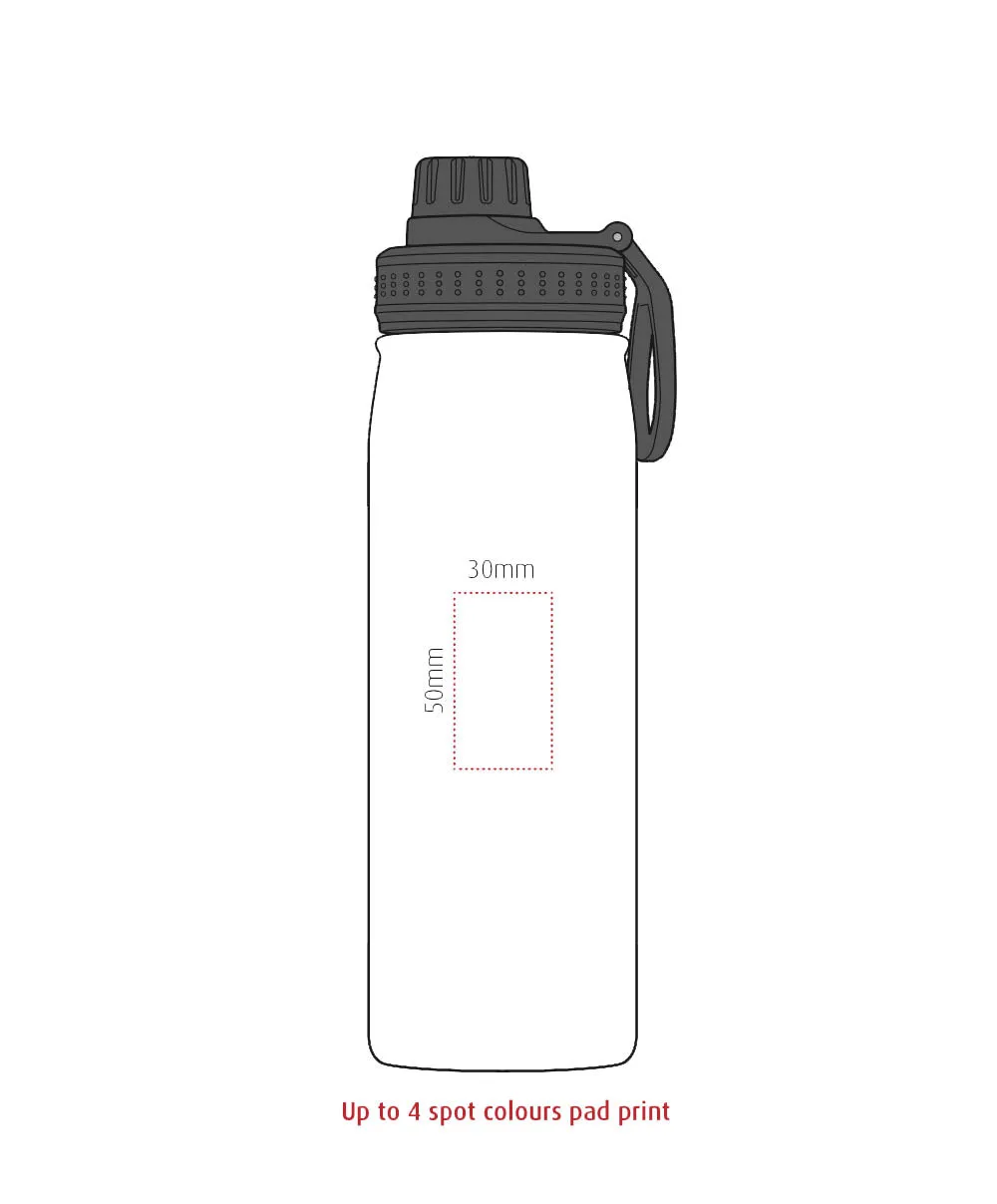 Rhine Durable, insulated, stainless steel bottle - 650ml