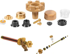 RK-17MH Repair Kit, Metal Handle, fit for Woodford Model 17 Outdoor Faucets, Wall Hydrant Repair Kit Frost-Proof Design (12Pcs)