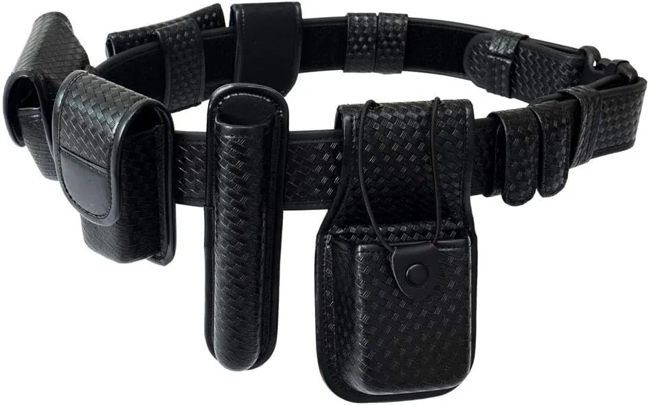 ROCOTACTICAL Sentinel Duty Web Belt, Police Duty Belt Rig, Security Modular Law Enforcement Duty Belt with Pouches