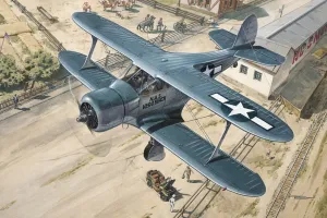 Roden Beechcraft GB-2 Staggerwing Airplane Model Kit