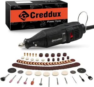 Rotary Tool Kit 6 Variable Speed with 231pice Accessories - Power Rotary Tools with Keyless Chuck for Handmade Crafting Projects and DIY Creations (black kit)
